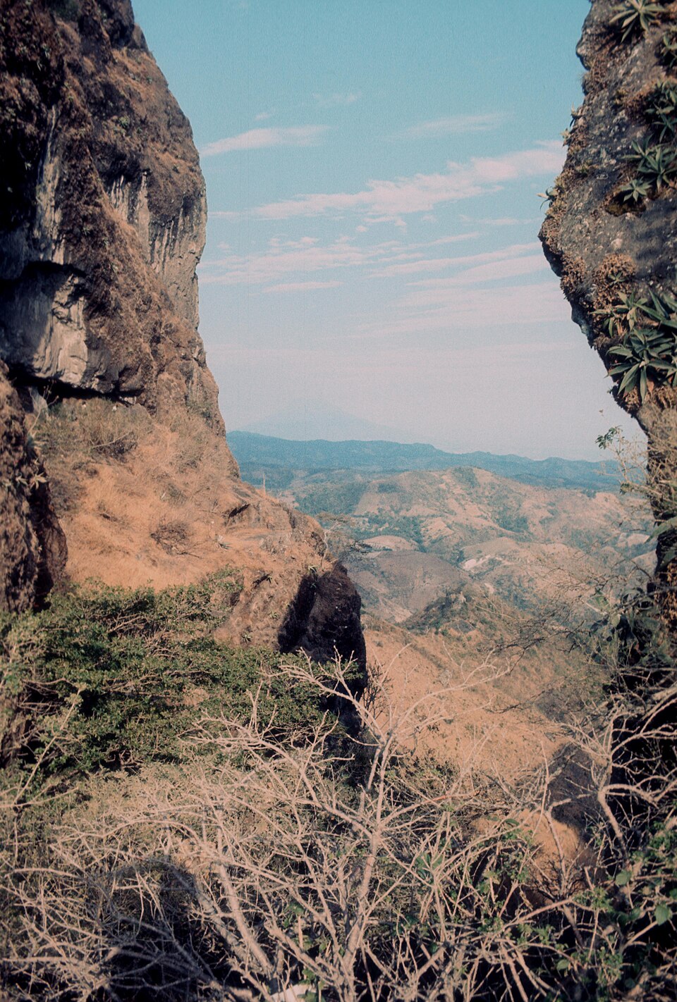 Hiking viewpoint in El Salvador
